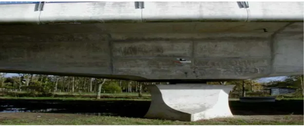 Figura 1.13. Il Loir bridge: particolare dell’appoggio. 