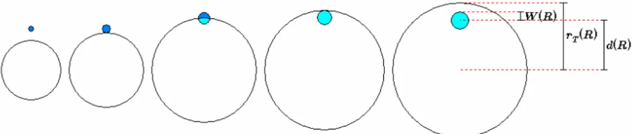 Fig. 2.9. (b) Sovrapposizione tra il campo di vista del ricevitore ed il fascio laser.