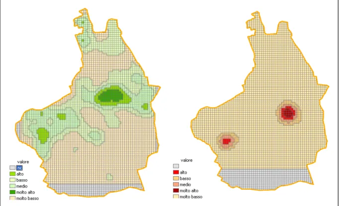FIG. 12.   Index values for crop and urban areas. 