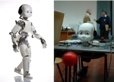 Figure 2.1.: The iCub robot has a physical size and shape similar to that of an about three year-old child