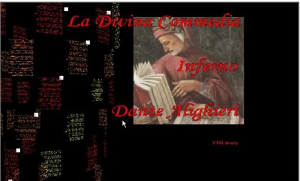 Figura 9: Information Landscape “Inferno di Dante”