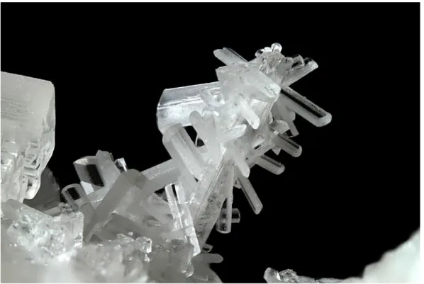 Fig. 1.6 - Group of diaspore crystals. Saga 1 Quarry, Telemark, Norway. ©Chinellato Matteo 