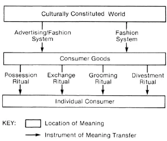 Figura 2 - Il trasferimento di significato secondo McCracken 6