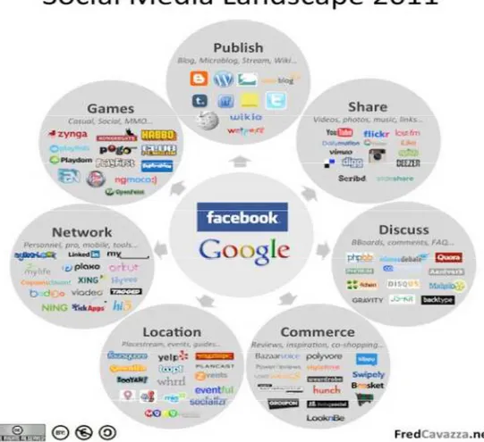 Figura 3 - Social Media Landscape Gennaio 2011 