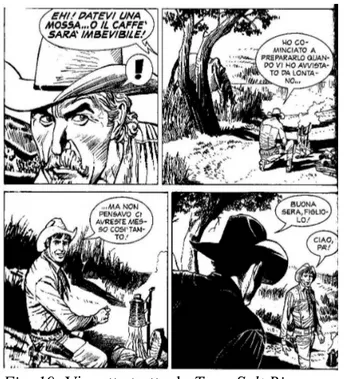 Fig. 19- Vignette tratte da Tex – Salt River   (Sergio Bonelli Editore, gennaio 2013, pag