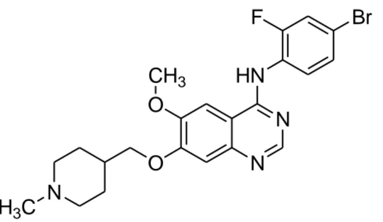 Figura 11. Struttura chimica del vandetanib 