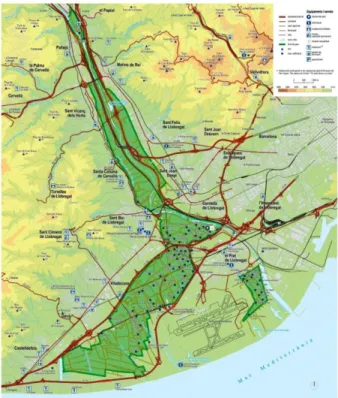 Figura 2: Parco agrario del Baix Llobregat, Barcellona