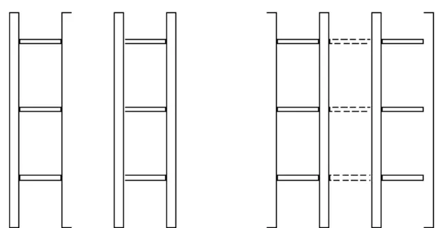 Fig. 9 a and b. Veneer systems. 
