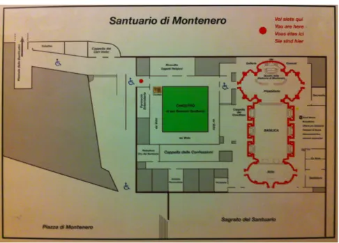 Figura 4: Planimetria del Santuario 