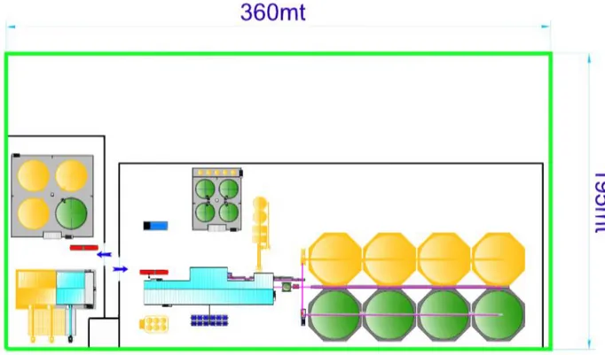 Fig. 2-3: Centrale elettrica e frantio