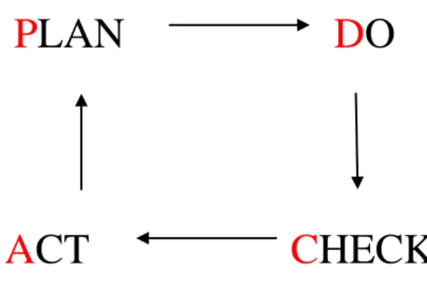 Fig. 1 - Ciclo di Deming (Ghi, 2010). 