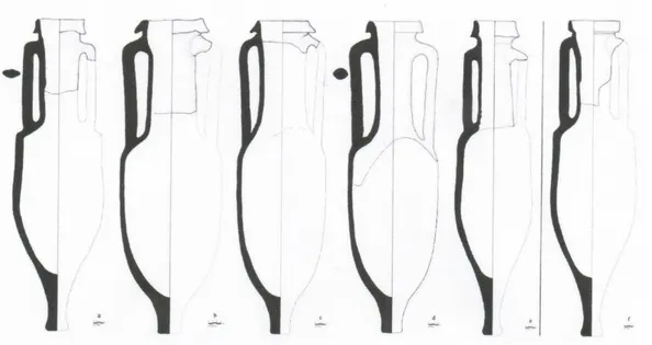 Figura 4 Le Formiche di Capraia: anfore Dressel 1A (da ATAUZ, HOLT, BARTOLI,  GAMBOGI, 2011, p