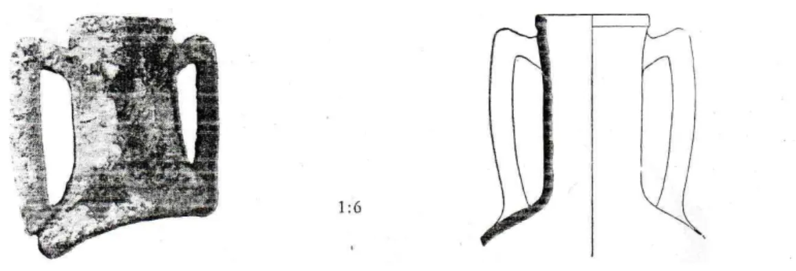 Figura 13 Spargi: anforetta rodia (da LAMBOGLIA, 1961, p. 164) 