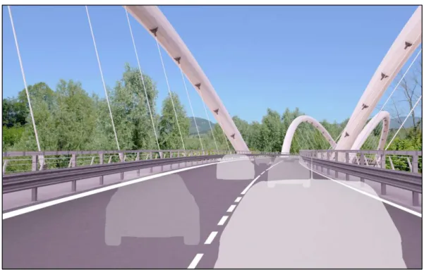 Figura 3-22 – Vista sul ponte 