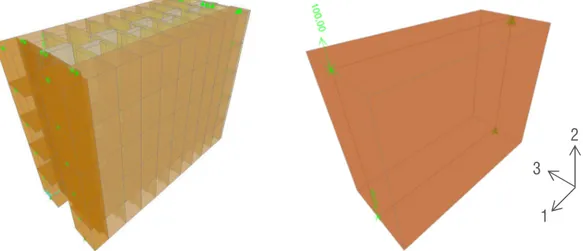 Fig. 3.8 Schema statico per la determinazione di f 12 . 