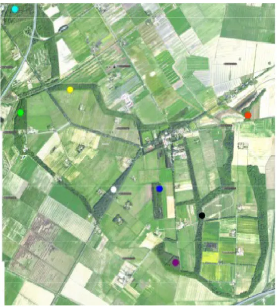 Fig. 18 – Cartografia localizzazione transetti