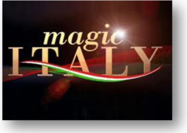 Figura 4 - Marchio per il turismo italiano presentato da Silvio Berlusconi nel 2009  Fonte - 