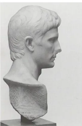 Fig. 1.4: Busto di Augusto. Copenaghen,  Ny Carlsberg Glyptotek, inv. n. 1443  (retro)