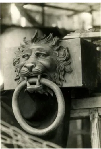 Fig. 17 Un bronzo di Nemi nell’allestimento del Museo della tecnica di Milano del quale l’ing
