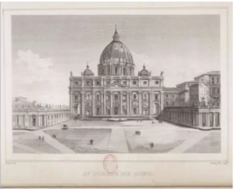 Figure 35 : Frontispice pour le tome I des Promenades dans Rome de Stendhal, Delaunay libraire, 1829 