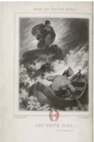 Figure 38 : Frontispice pour les Odes et Ballades de Hugo, Ladvocat éd., 1826 