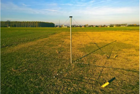 Figure 6. The LBA mounted on the measurement field in Turin. 