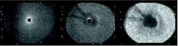 Fig. 11. One of the LGSs as seen on the patrol camera. This camera has a field of view of 1 arcmin and is used to acquire the lasers in a click-and-go procedure