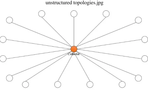 Figure 2.15: Representation of the collector rule in a random unstructured network.