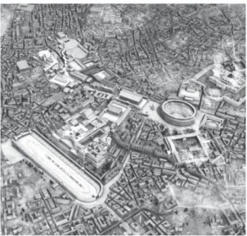 Fig 8: Rome 320AD. Elements of the model © 2008  The Regents of the University of California, © 2011  Université de Caen Basse-Normandie, © 2012 Frischer  Consulting