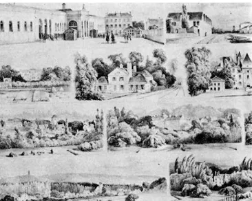 Fig. 27 - Vues panoramiques du chemin de fer de Paris à Orleans, 1843.