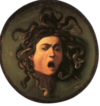 Fig 3: Michelangelo Merisi da Caravaggio, Scudo con testa di Medusa, 1597 