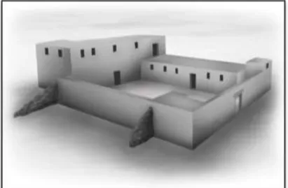 Figura  9  -  Ricostruzione  della  Casa  del  Pescatore  a  Bethsaida