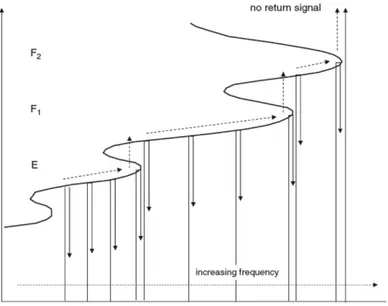 Figure 10. Schematic representation of a ionosonde experiment. From “Radio Wave Propagation