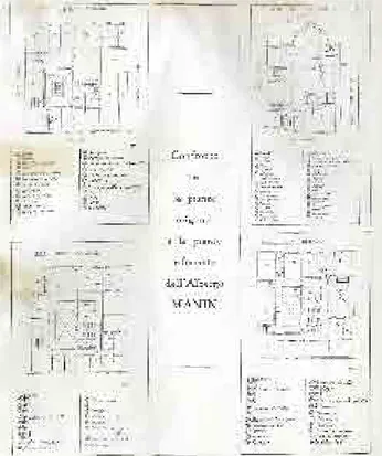 Figure 12-18. In alto: P. Lingeri, Sistemazio- Sistemazio-ne dell’albergo Manin a Milano; A fianco: 