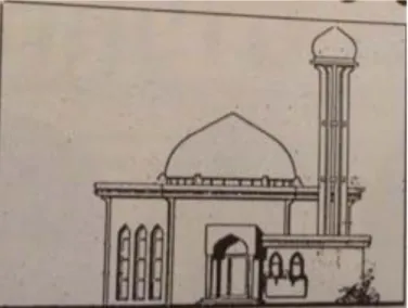 Figura 13: Immagine del progetto della piccola moschea  (fonte: Il Messaggero dell’Islam, n