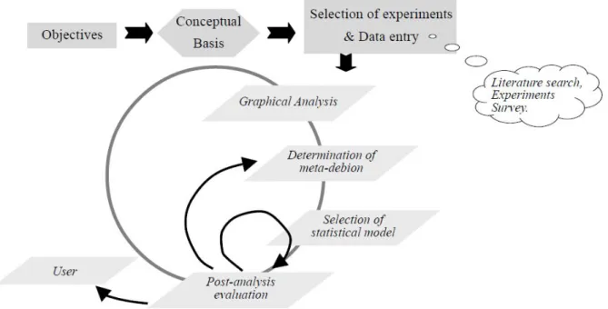 Figure 9    Schematic representation of the meta-analytic process. 