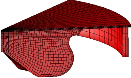 Figure 3.2. NE piston bowl mesh