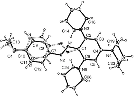 Figure 3. The crystal structure of W complex featured by the pedal motion. 27