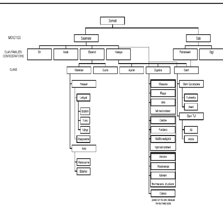 Figure 4. The Somali Genealogy 