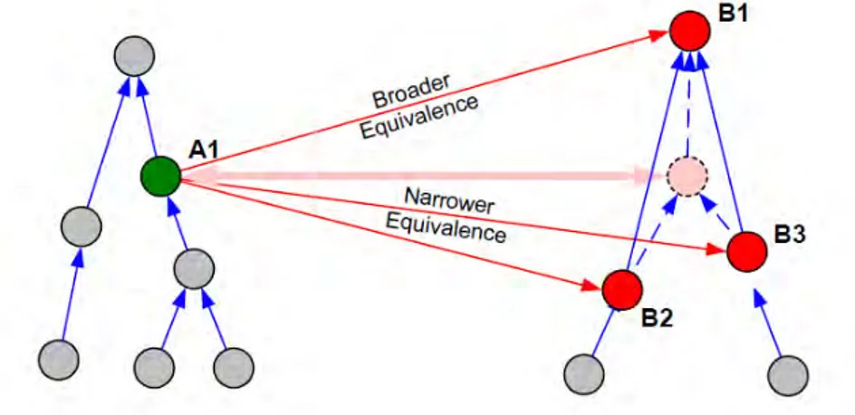 Figure 5.4 Example of a broader and narrower equivalence” 