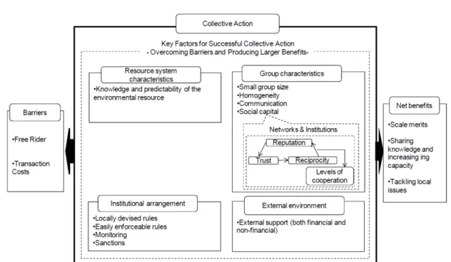 Figure 1.1 - Conceptual framework for collective action 