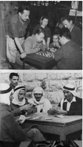 Figure 6 – Les loisirs des Juifs et des Arabes (Gara, 1963 : 187). 