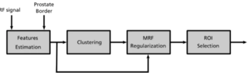 Figure 2.1: Schematic representation of the proposed procedure for computer aided classification of TRUS images.