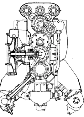 Figura 11   Sezione del motore DB 601A 