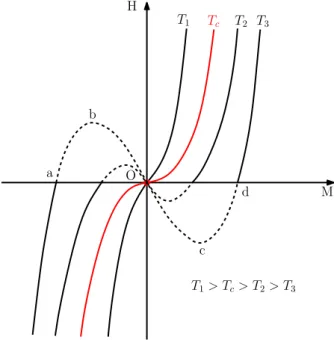 Figura 3.2: Curve di magnetizzazione nel piano (M, H)
