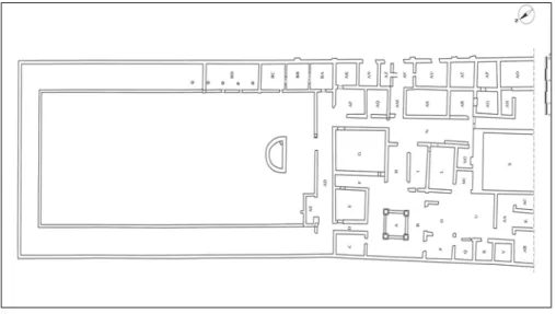 Fig. 17- Pianta della domus dei Coiedii 
