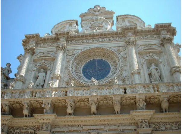 Fig. 2.1 – Façade of the Basilica of Santa Croce in Lecce (Italy) 