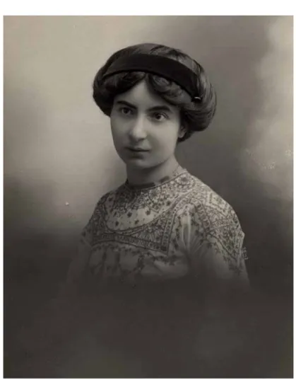 Figura 1. 1912. Eva Mameli (Biblioteca Cívica de San Remo, Álbum 1 - Inventario 3: 