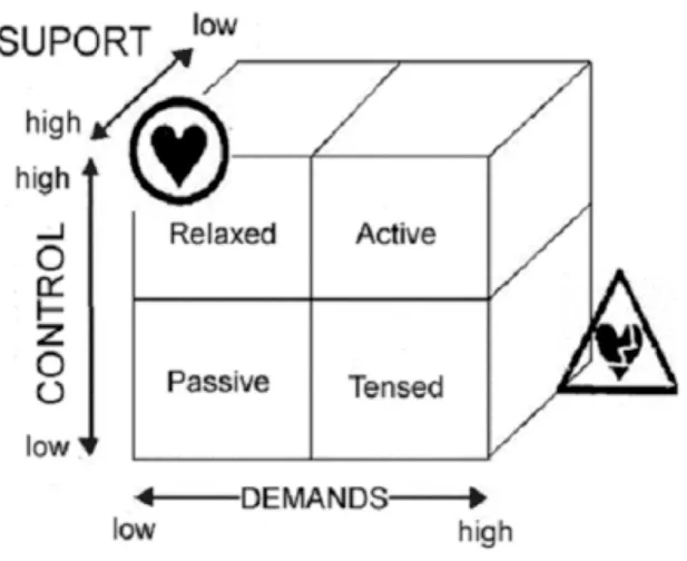 Figura 1: Modello “Domanda–Controllo–Supporto” 