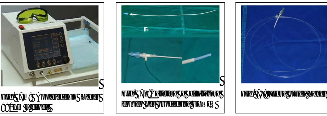 Fig. 7n:Catetere e dilatatore  conico per procedura ELVeS 